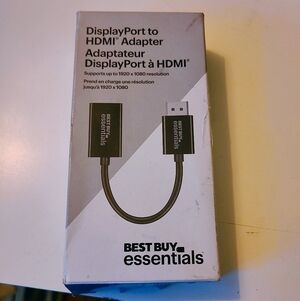 Best Buy Essentials DisplayPort to HDMI Adapter